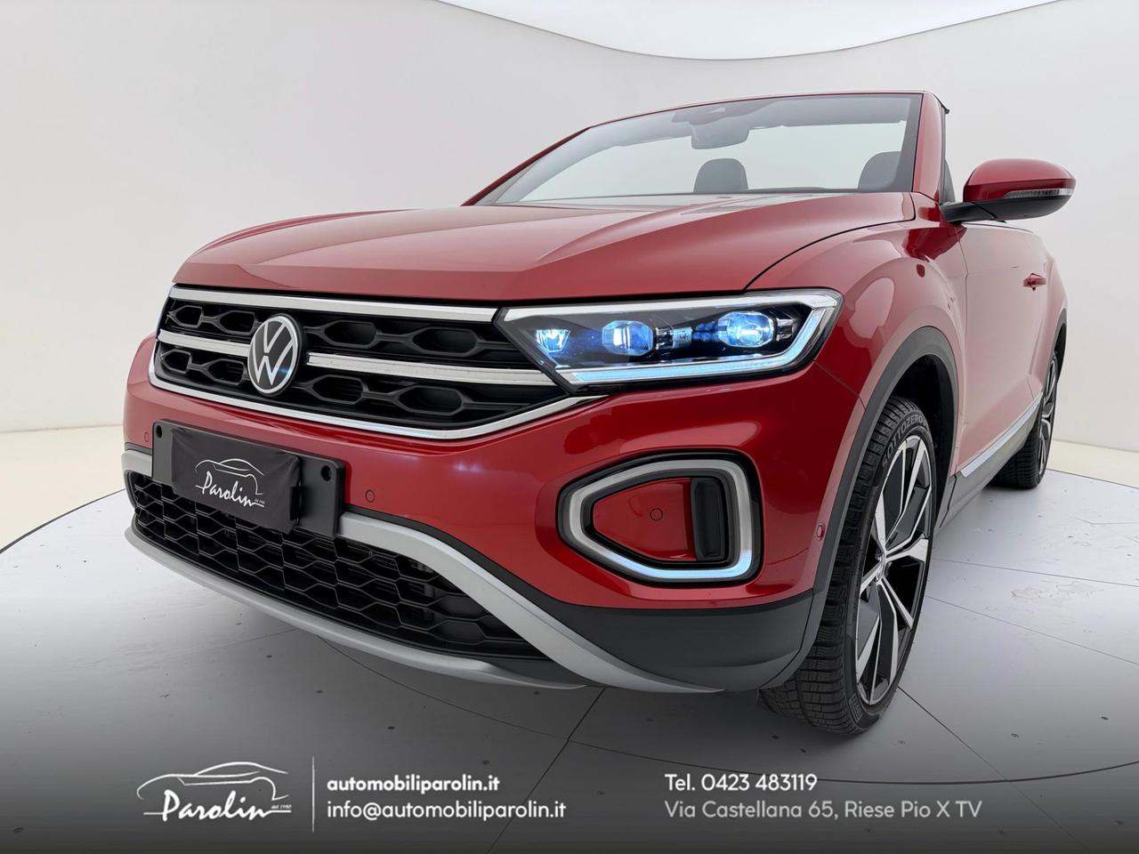 Volkswagen T-Roc Cabriolet 1.5 tsi Style dsg LED-Telecamera-CarPlay-19''