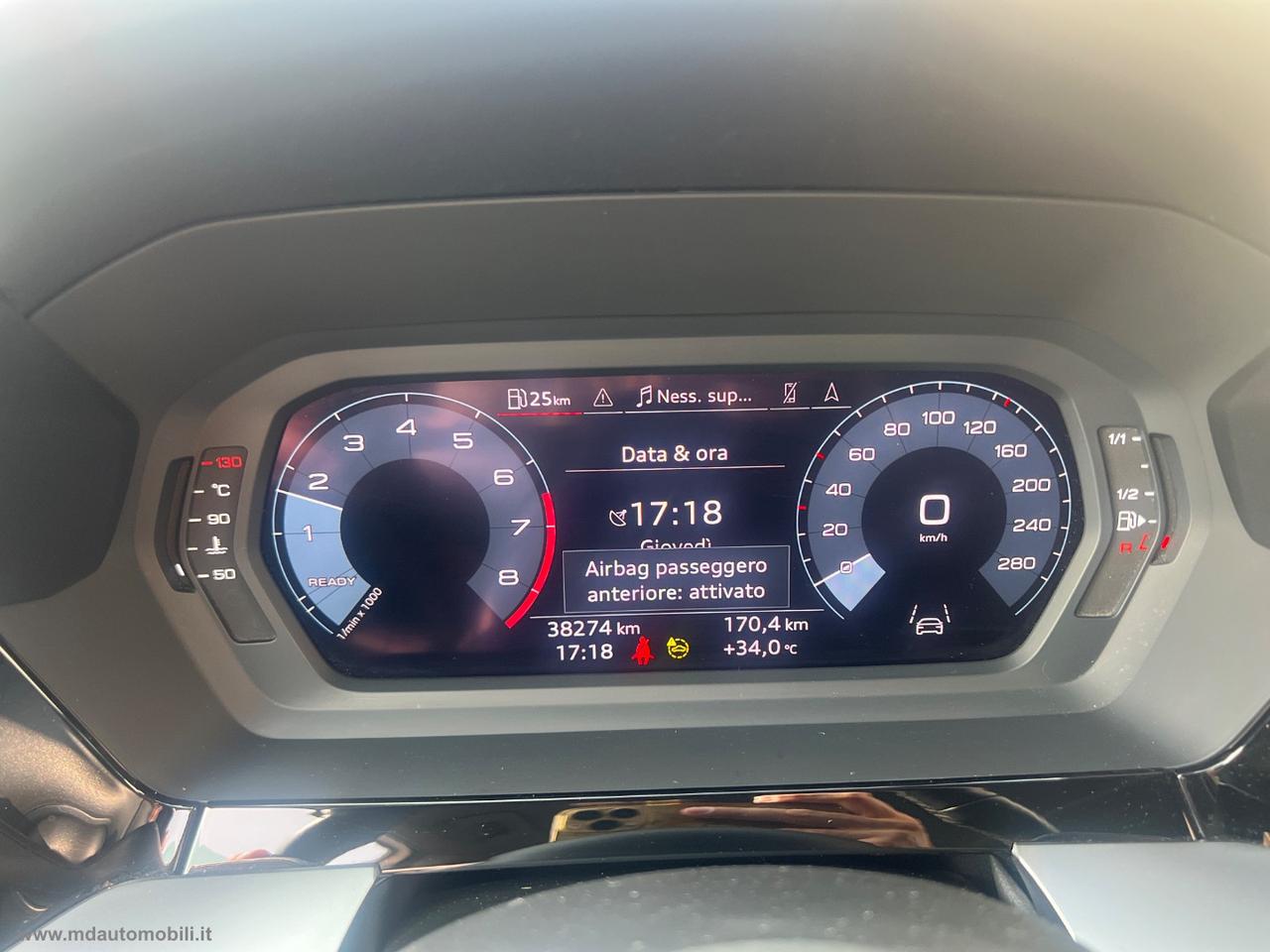 AUDI A3 SPB 30 TFSI Business SOLO KM.38000 RETROCAMERA UFFICIALE
