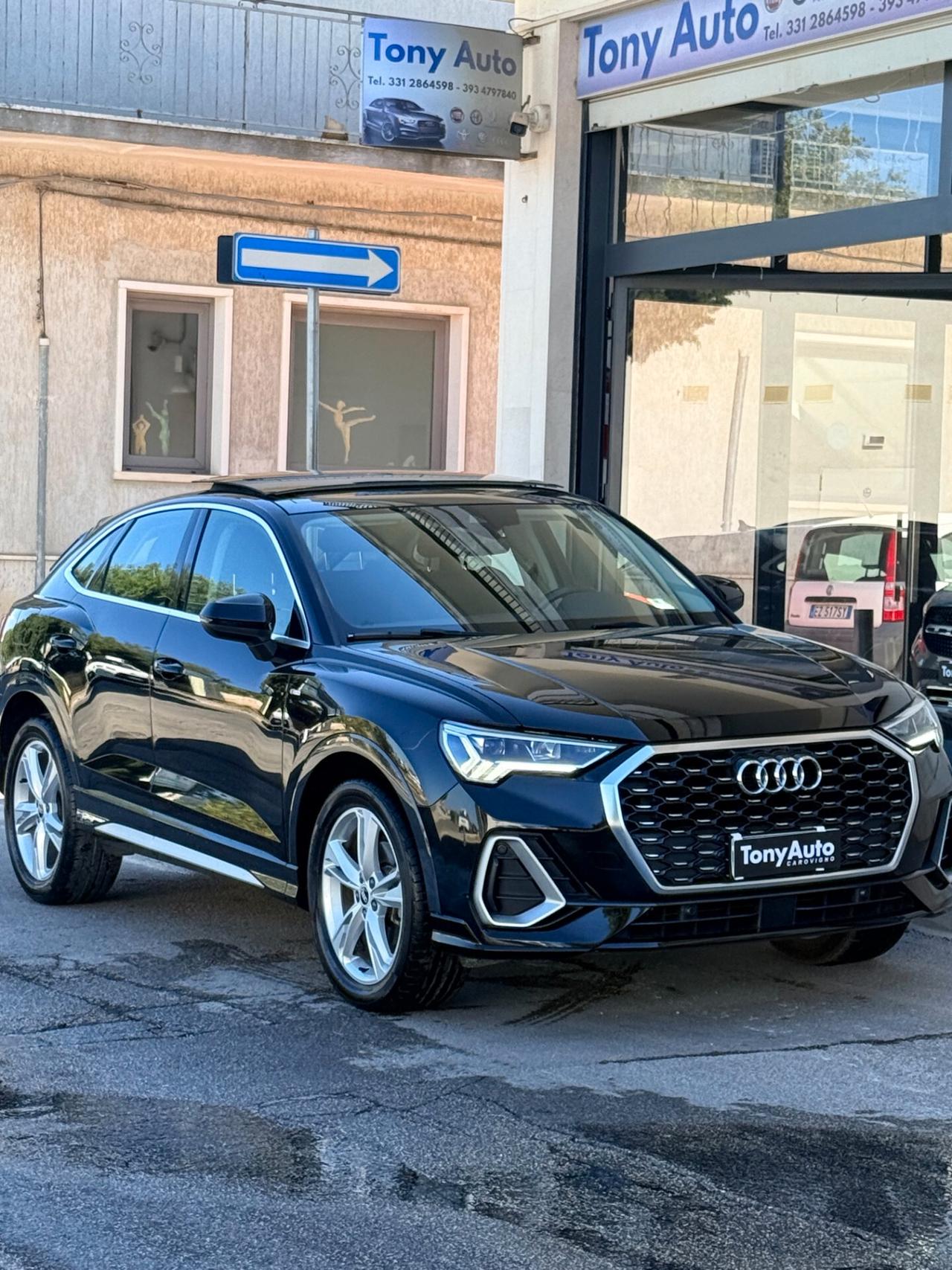 Audi Q3 Sportback 35 2.0 tdi S line edition s-tronic TETTO APRIBILE,VIRTUAL COCKPIT,APPLE CARPLAY,TOTAL
