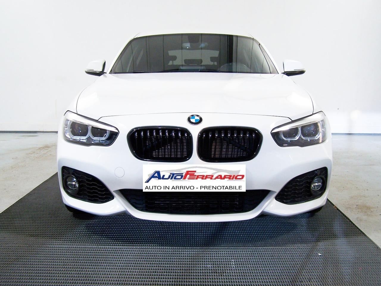 Bmw 118 M SPORT PACK SHADOW 18" SENS PARK DOPPI SEDILI RISCALDATI CRUISE CONTROL NAVY IN ARRIVO OPZIONABILE