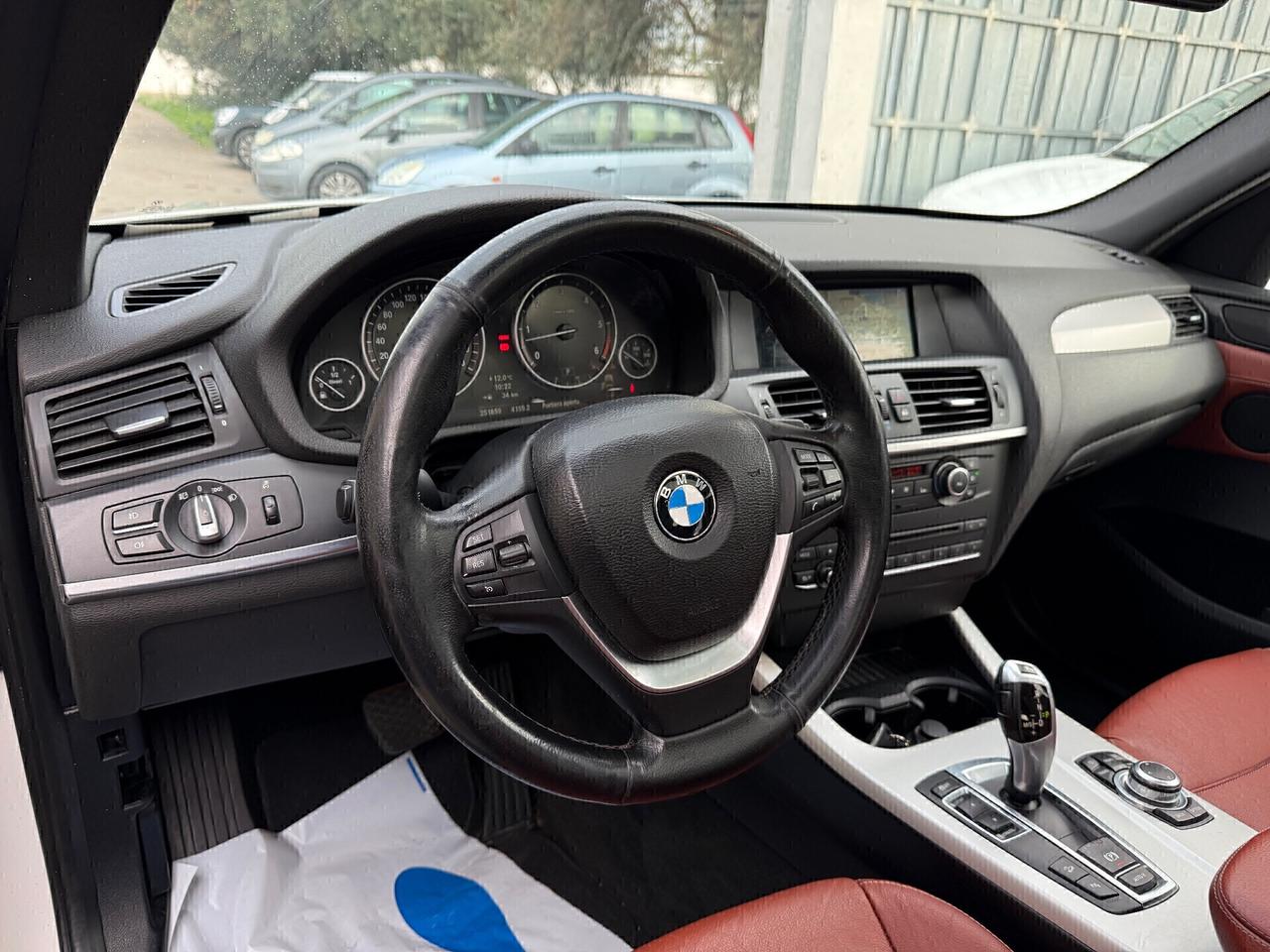 Bmw X3 xDrive 30d,TETTO PANORAMICO APRIBILE,pelle Bordeaux,Xeno+Led,Bluetooth,ecc.