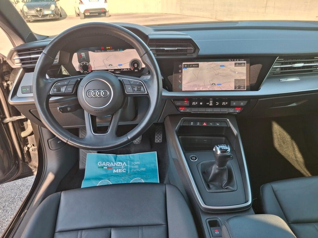 Audi A3 SportBack 2.0 TDI PELLE-TETTO-CERCHI 18