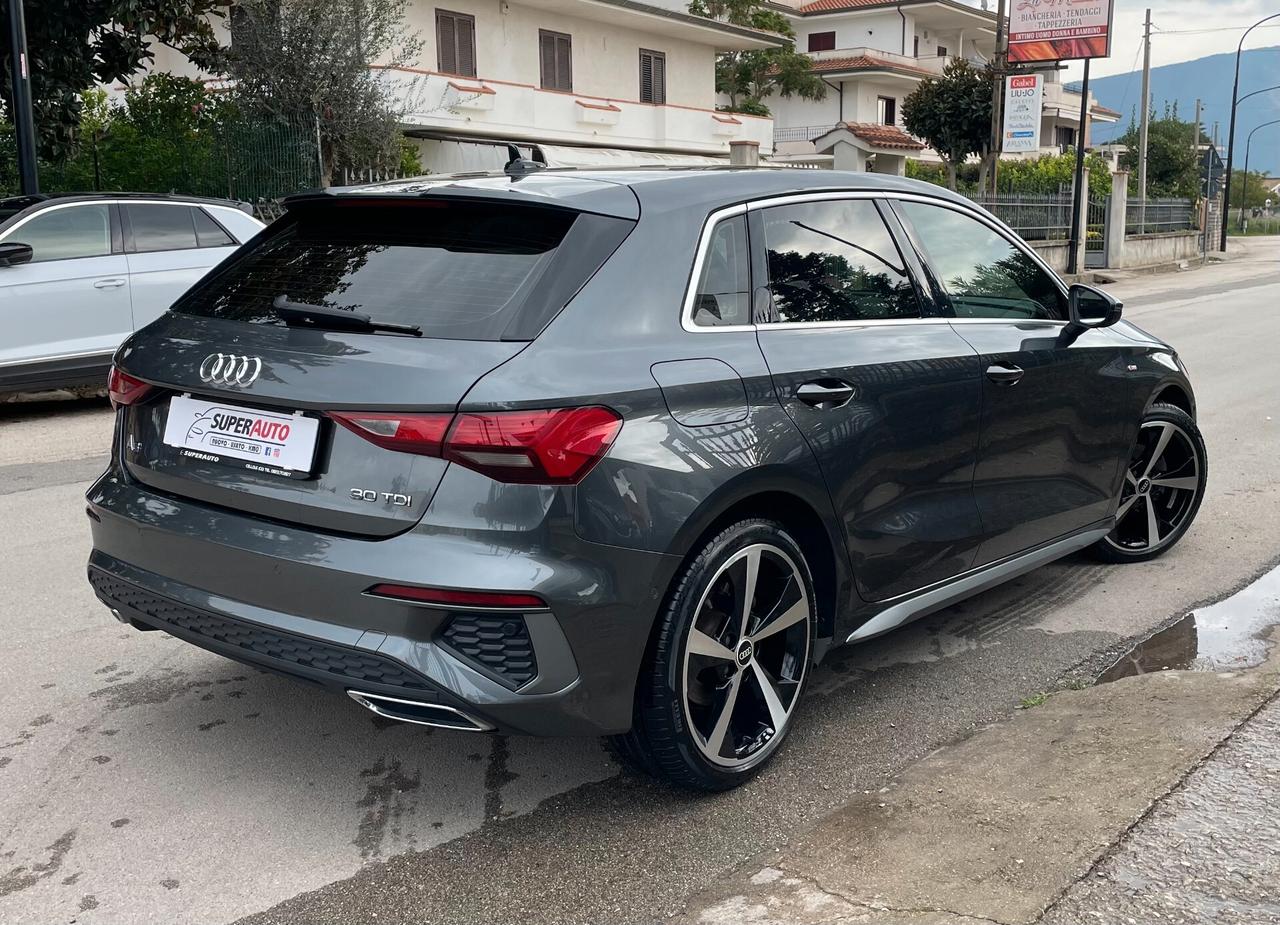 AUDI A3 SPB 2.0 TDI 116CV s-tronic S LINE EDITION