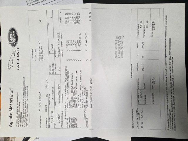 LAND ROVER Discovery 4 3.0 HSE Graphite Edition IVA ESPOSTA E6B