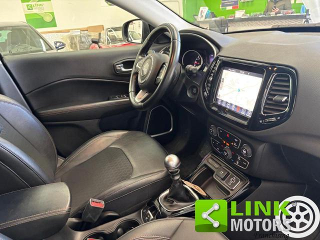 JEEP Compass 1.6 Multijet II 2WD KM CERT, PELLE, NAV,FULL-LED.