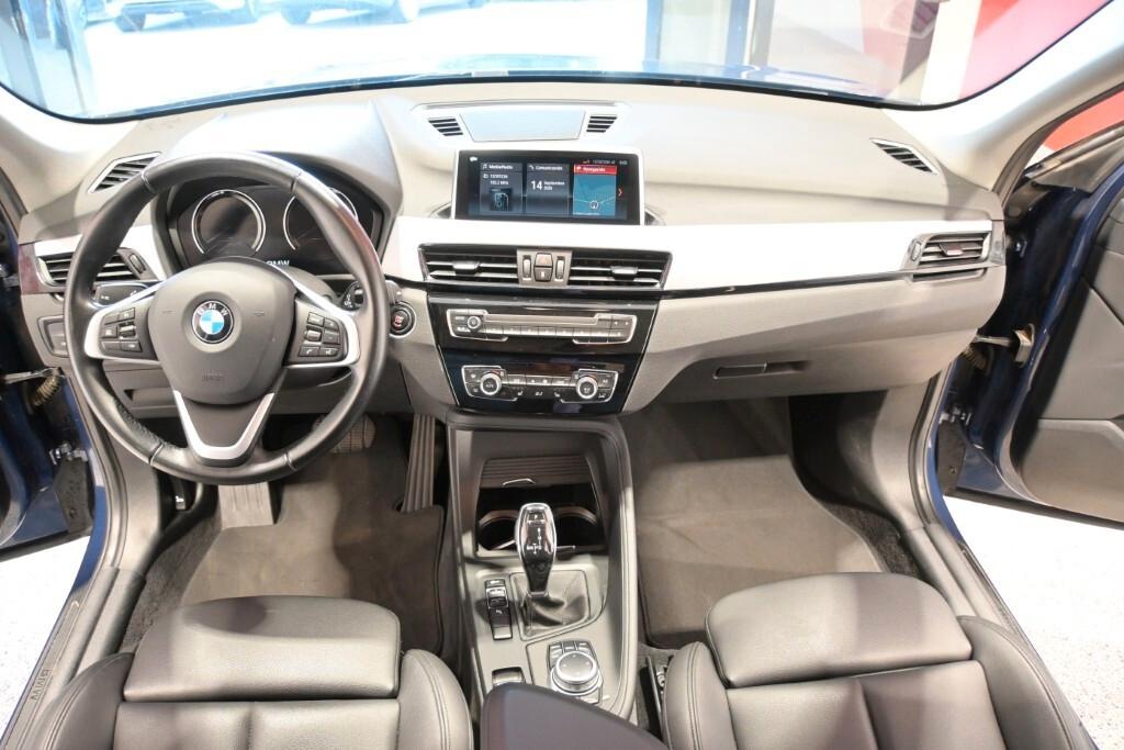 BMW X1 16D 115CV STEPTRONIC S-DRIVE BUSINESS ADVANTAGE ( CRUISE - PELLE - NAVI - CARPLAY - PARK ASSISTANT - TELECAMERA POST. - CERCHI 17 )