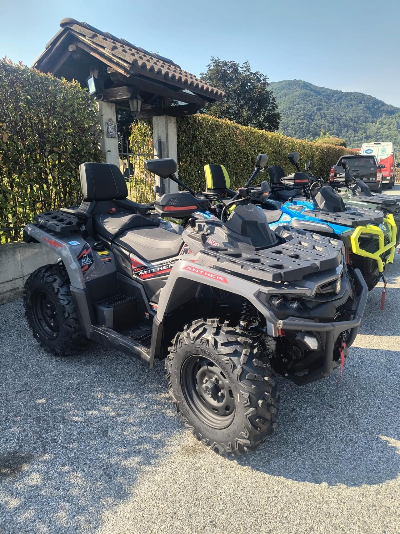QUAD AGRICOLO ANTHER 650 TARGA GIALLA