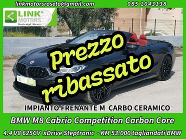 BMW M8 Cabrio Competition CarbonCore/ FULL/ TAGLIANDI