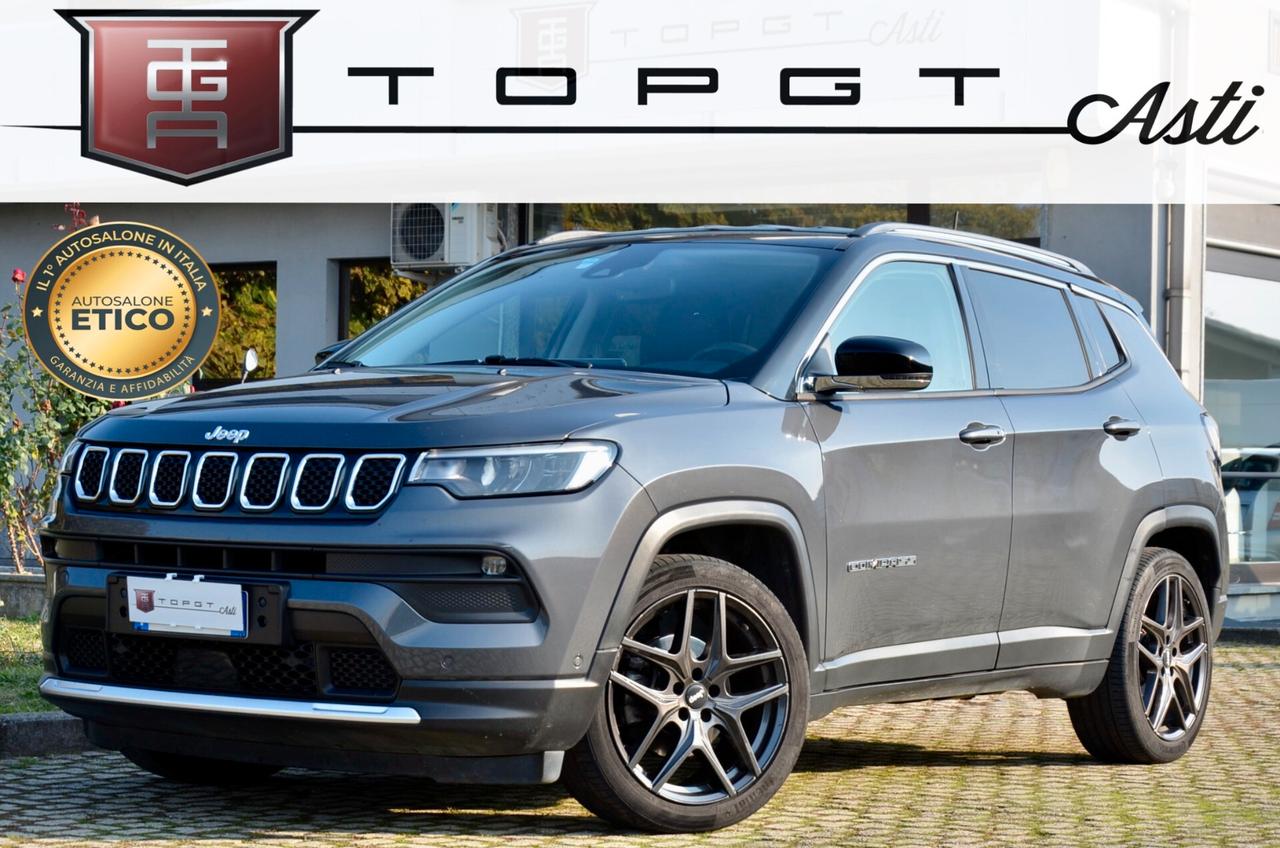 JEEP COMPASS 1.3 TURBO T4 LIMITED 2WD 150cv DDCT GPL, UFF ITALIANA, SERVICE BOOK, EURO 6D, FARI LED, RETROCAMERA, PERMUTE