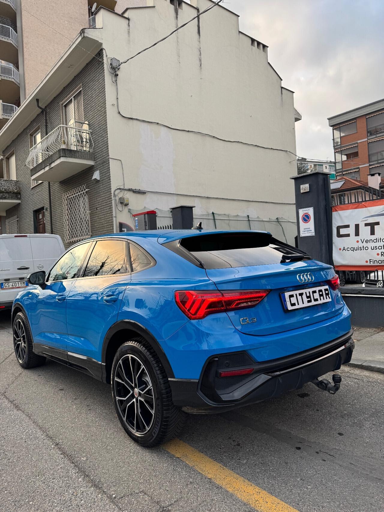 Audi Q3 Sportback 2.0 TDI S line edition Blu turbo