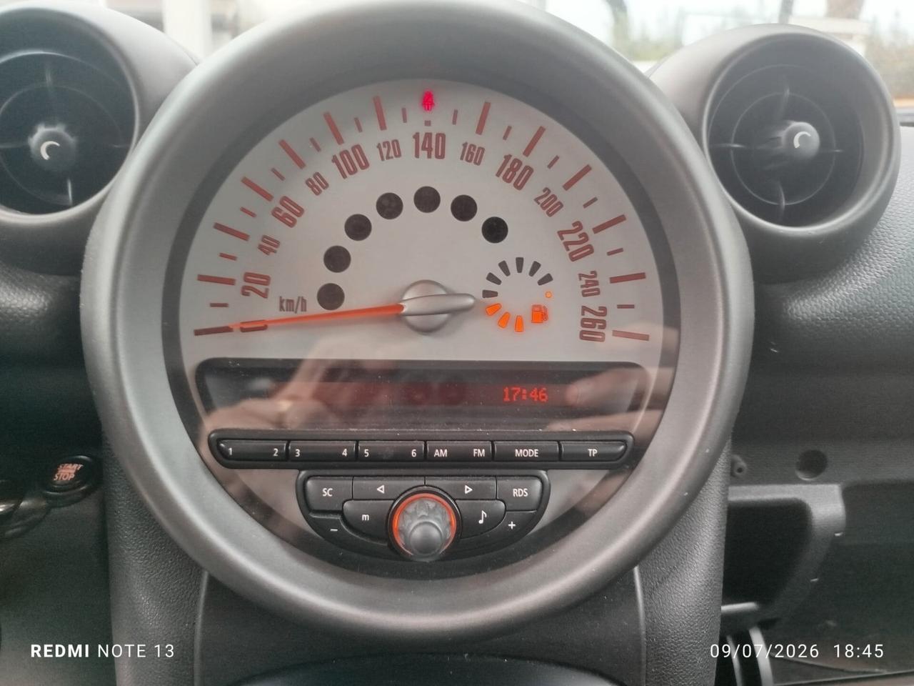 Mini Cooper Countryman 1.6-122cv KM CERTI- TAGLIANDATA- GARANZIA 12 MESI