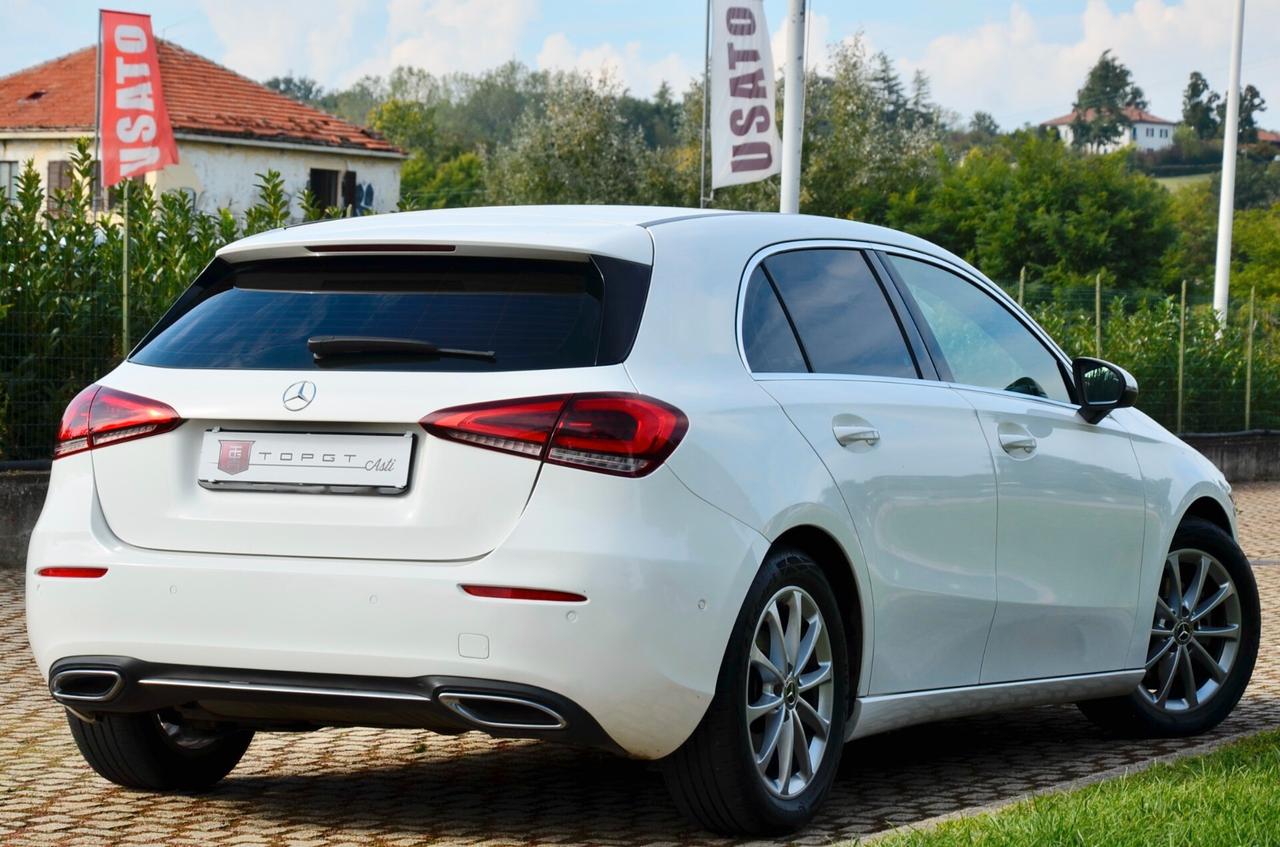 MERCEDES-BENZ A180 1.4 SPORT 136cv MANUALE, BENZINA/GPL, ESENTE BOLLO, EURO 6D, FARI LED, APPLE/ANDROID, PERMUTE