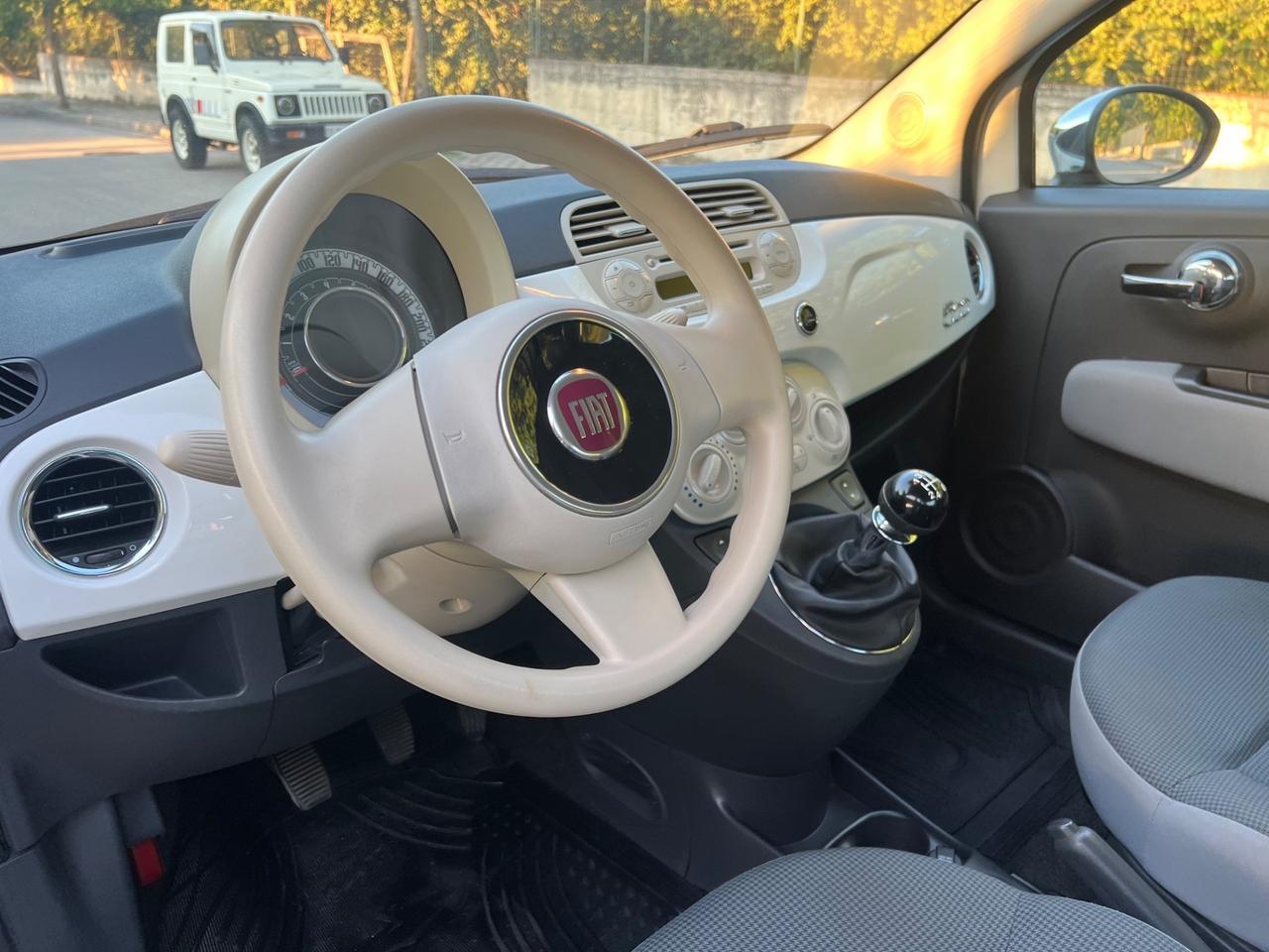 Fiat 500 1.2 benzina 69cv Lounge 2014