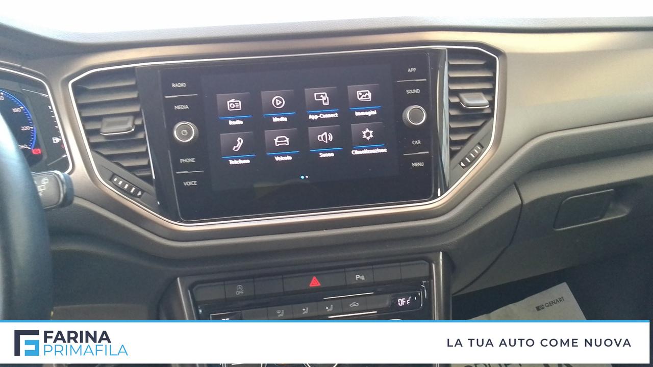 VOLKSWAGEN T-Roc 2017 - T-Roc 1.0 tsi Style 115cv