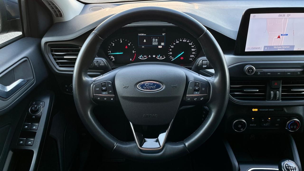 FORD FOCUS SW 1.5 ECOBLUE TITANIUM X 120CV - FULL LED, N1, NEOPATENTATI