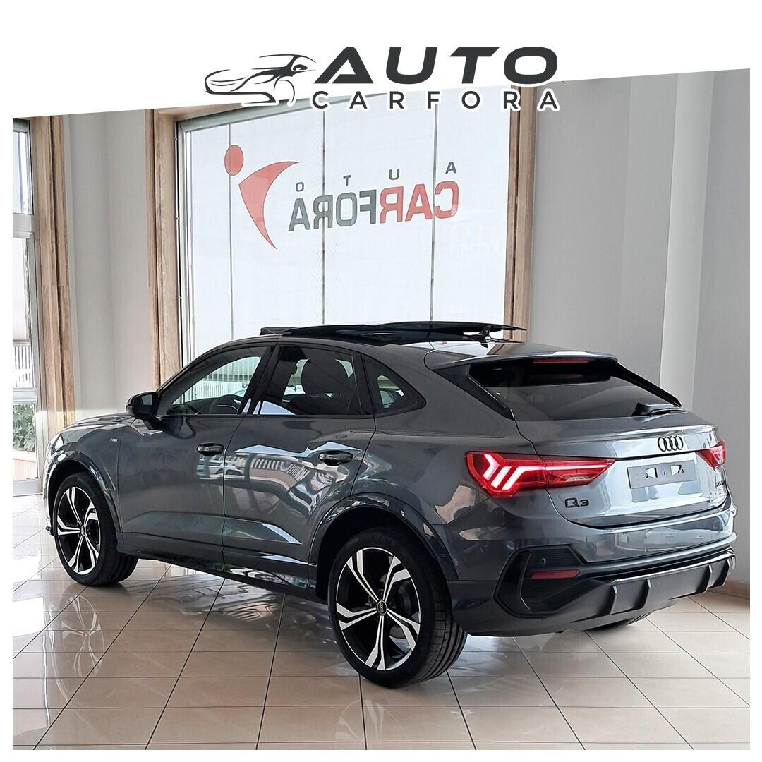 Audi Q3 Spb 35 tdi Identity Black s-tronic km0 |tetto R20"