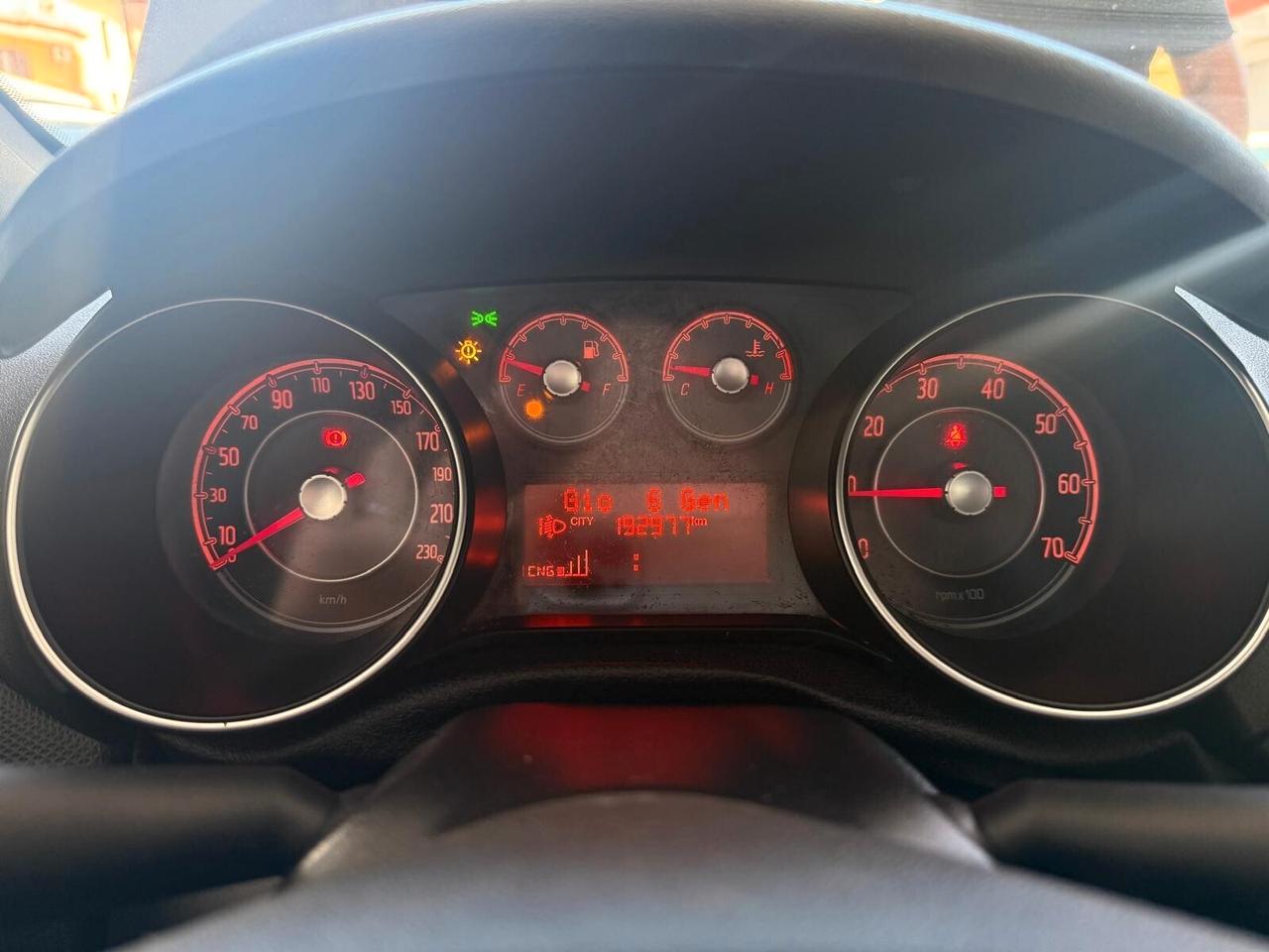 FIAT PUNTO EVO 1.4 METANO DEL NORD ITA 2013