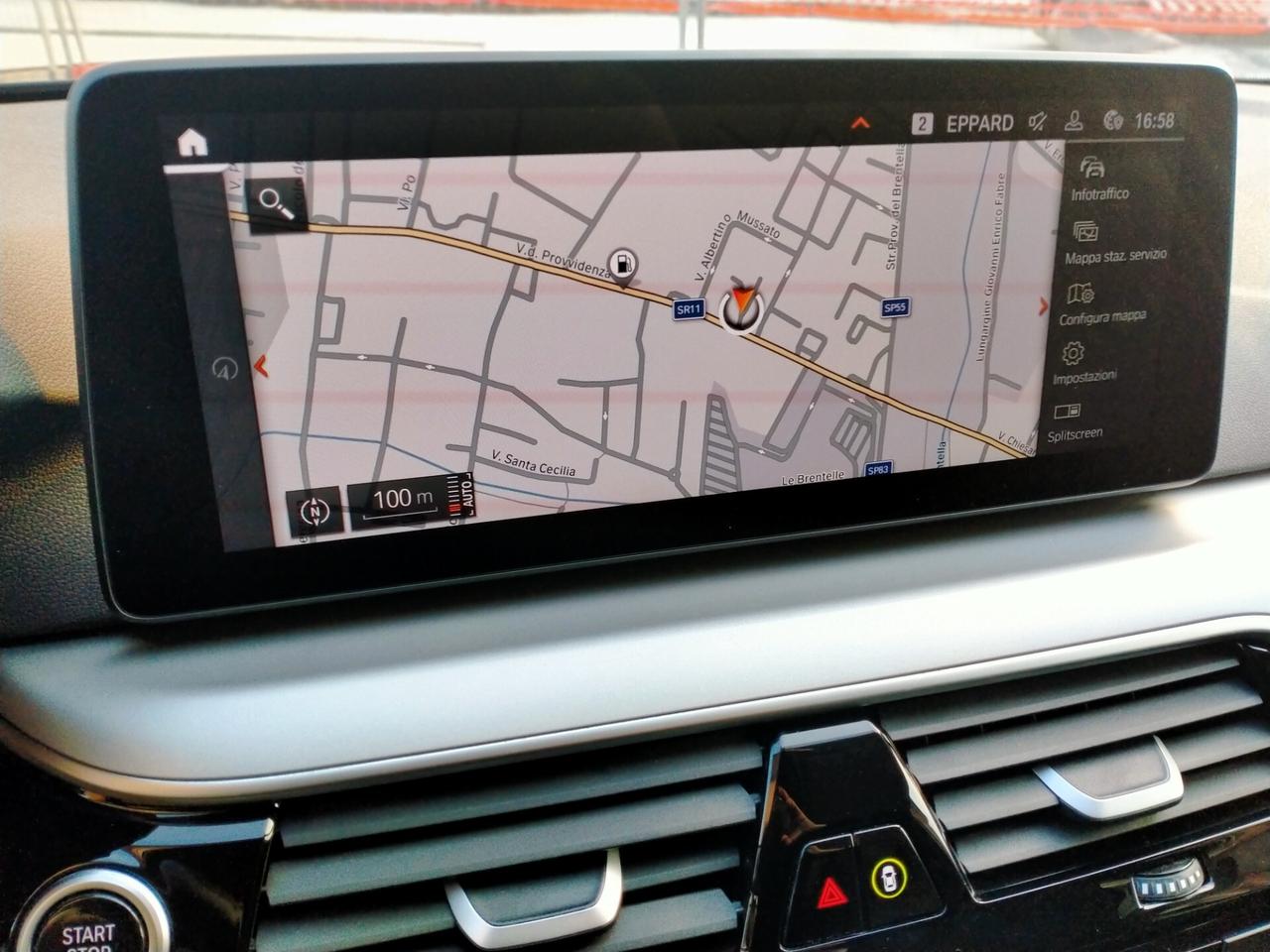 BMW 520 D TOUR. MHEV 48V XDRIVE M.Y.22 LEGA 19 MSPORT / PELLE NERA