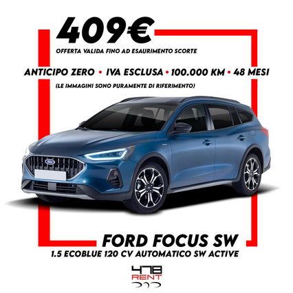 FORD Focus Focus 1.5 EcoBlue 120CV SW Active
