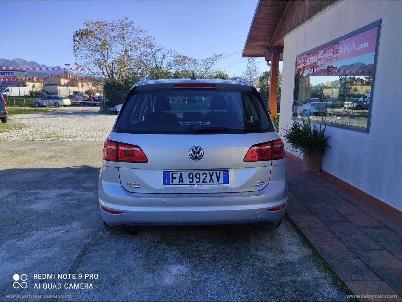 VOLKSWAGEN Golf Sportsvan 1.6TDI110DSGExec 4FreeBMT 3 ANNI GARANZIA -- 15GG SODDISFATTI O RIMBORSATI