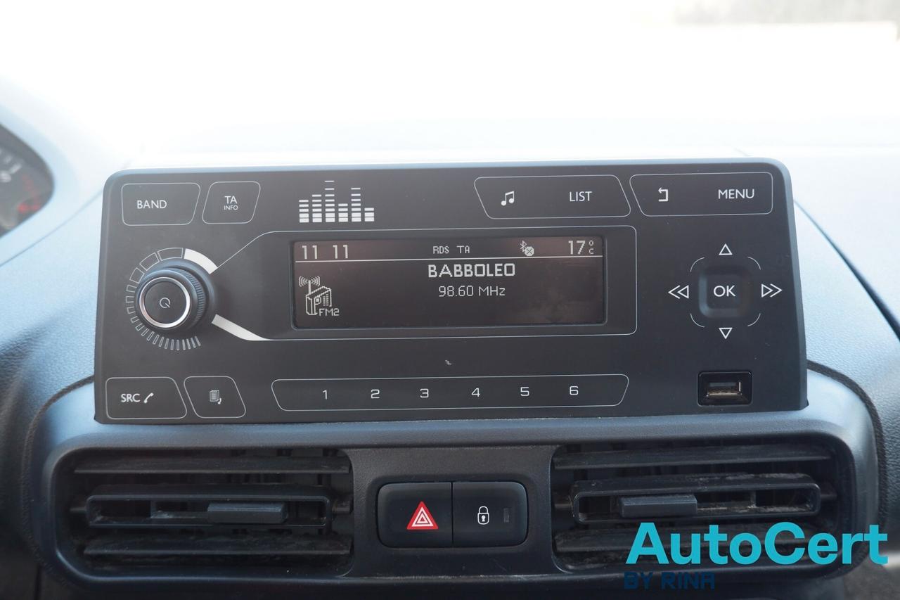 Peugeot Partner 1.5 BLUEHDI 100cv 3Posti