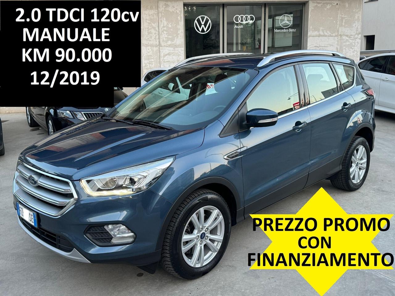 Ford Kuga 2.0 TDCI 120 CV MANUALE -NAVI-12/2019