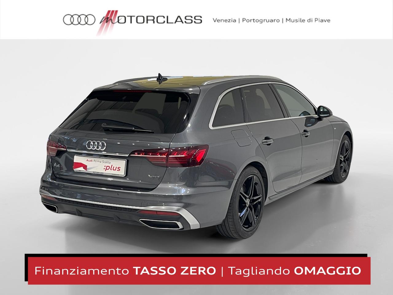 Audi A4 avant 40 2.0 tdi mhev 204cv s line edition quattro s tronic