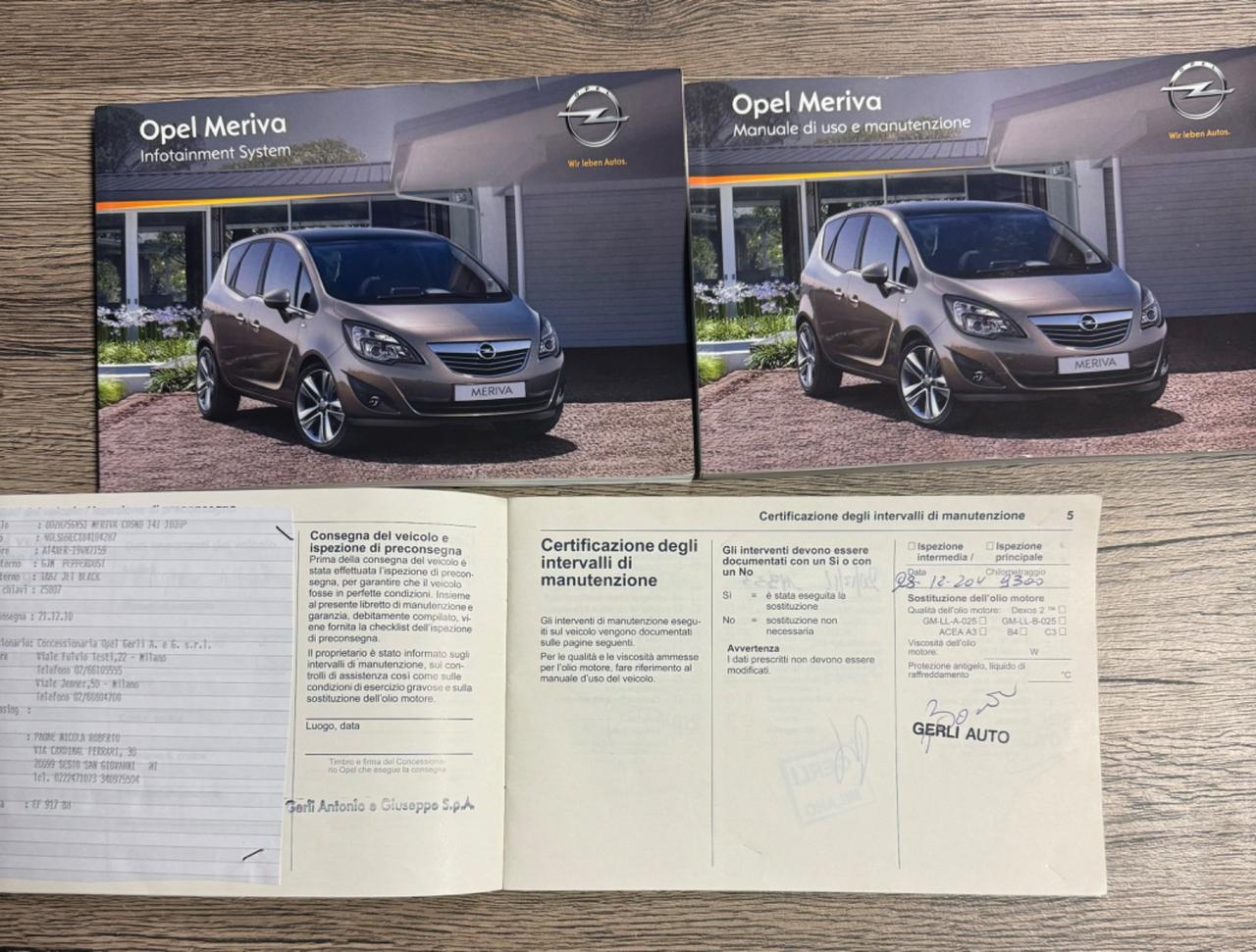 Opel Meriva 1 proprietario tagliandi Opel