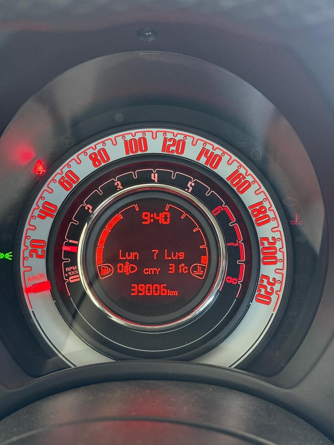 Fiat 500 1.2 Lounge my09" 39000km