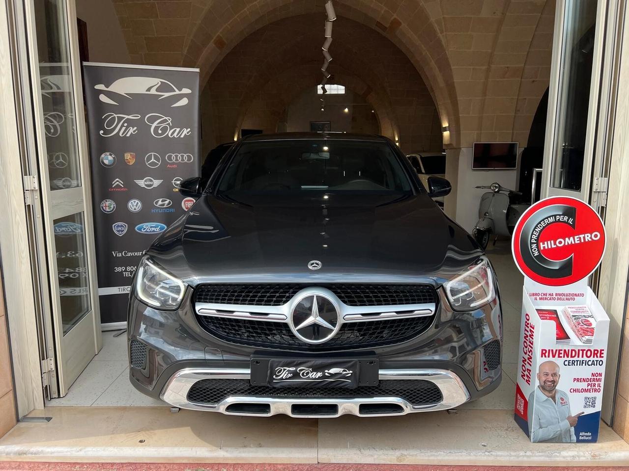 MERCEDES GLC 220D COUPE' 4MATIC SPORT 2.0 194CV PELLE NAVI CAM ANNO 2021