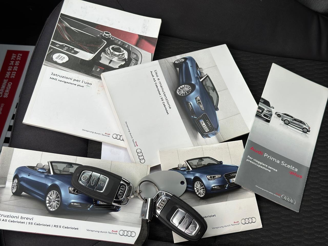 Audi A5 2015 Cabrio 2.0 TDI 177 CV multitronic S-Line