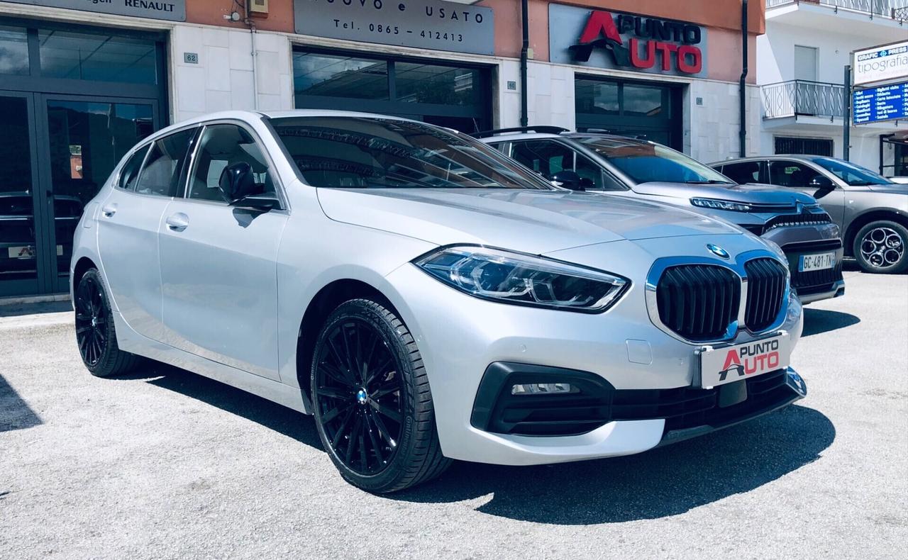 Bmw 116 118d 5p. AUTOMATICA-TELECAM- SPORT argento