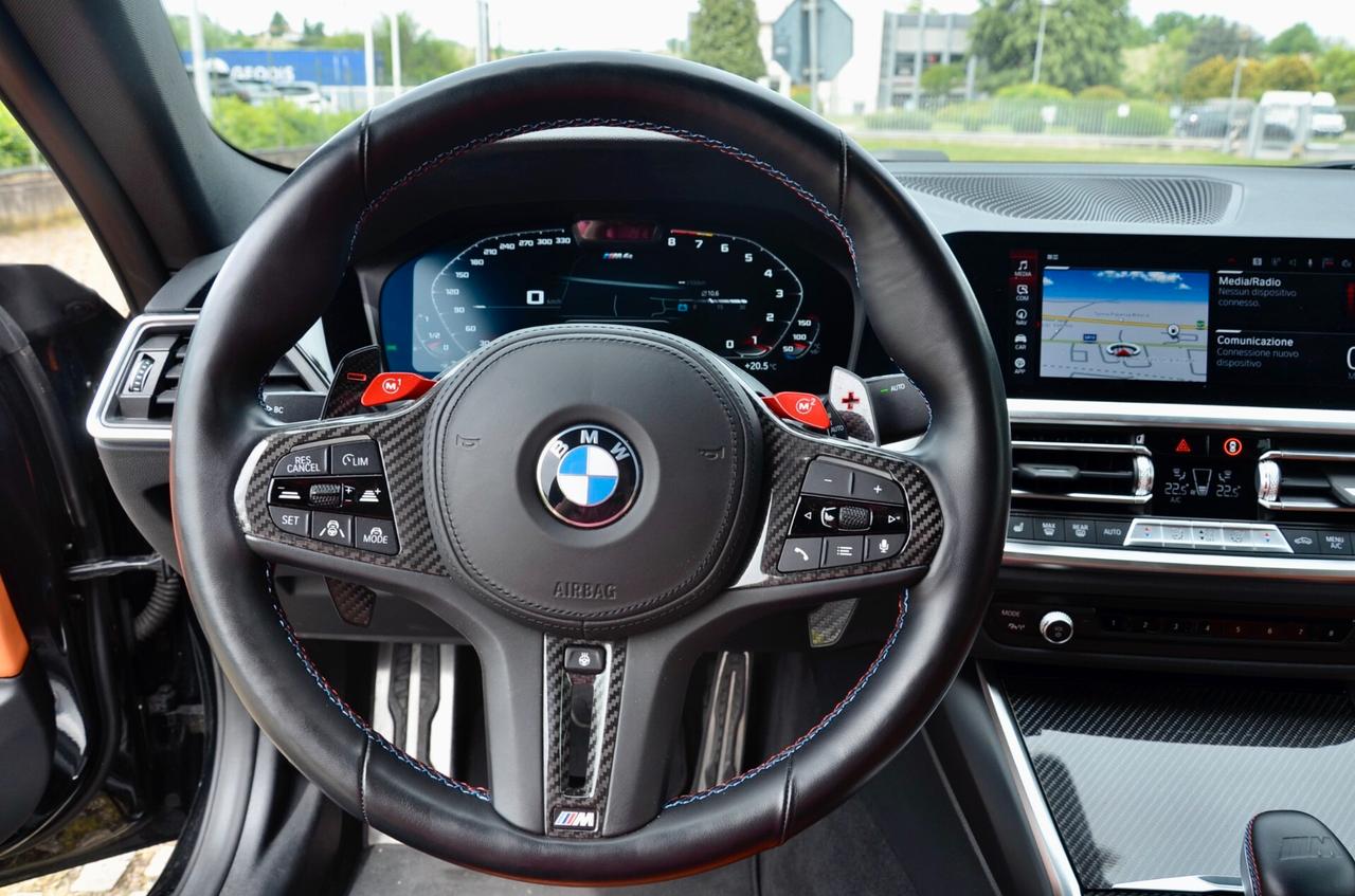 BMW M4 COUPE 3.0 COMPETITION M XDRIVE 510cv AUTO, TUTTI SERVICE BMW, EURO 6D, HI-FI HARMAN/KARDON, FARI LASER, HEAD-UP, PERMUTE