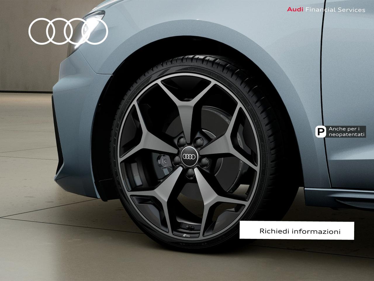 Audi A1 sportback 30 1.0 tfsi identity black 116cv s-tronic