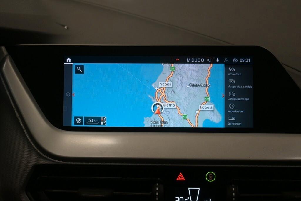 BMW 116D 115CV STEPTRONIC BUSINESS DESIGN ( FARI LED - BMW DIGITAL COCKPIT - TETTO PANORAMICO APR. - NAVI - MIRROR - PARK ASSISTANT - TELECAMERA POST. - CERCHI 17 )