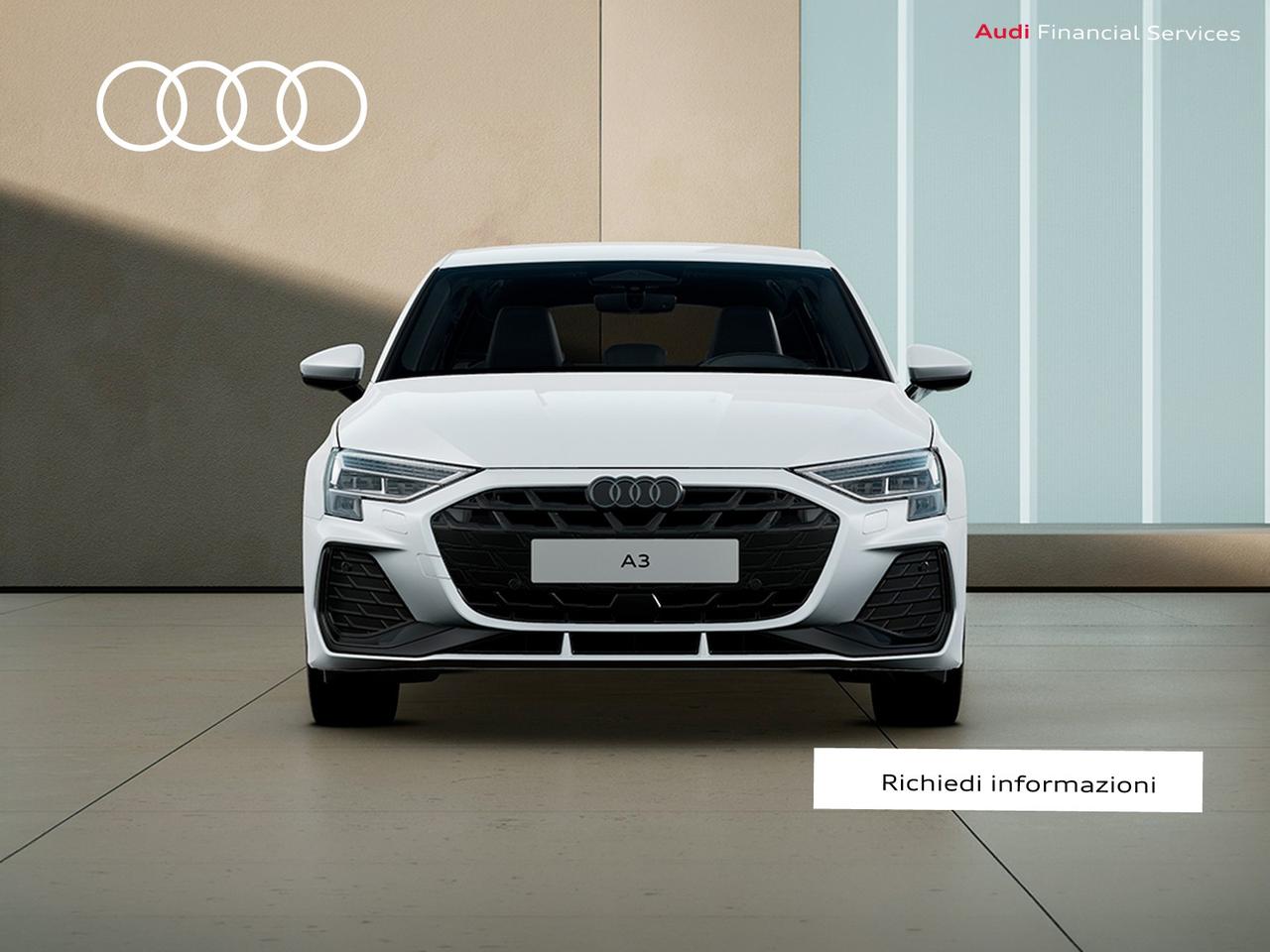 Audi A3 sportback 1.5 tfsi mhev s line edition 150cv s-tronic