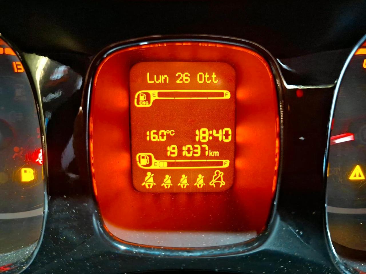 Fiat Panda 0.9 t.air t. 85cv natural power Lounge 2013