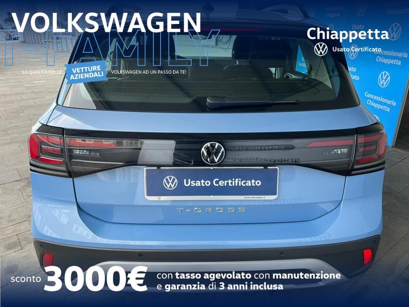 Volkswagen T-Cross 1.0 tsi life 95cv