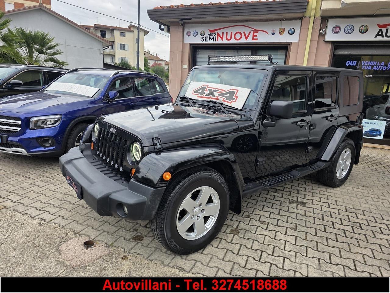 JEEP Wrangler Unlimited 2.8 CRD sahara cv 180