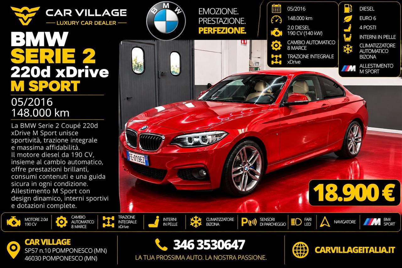Bmw 220 220d xDrive Coupé Msport