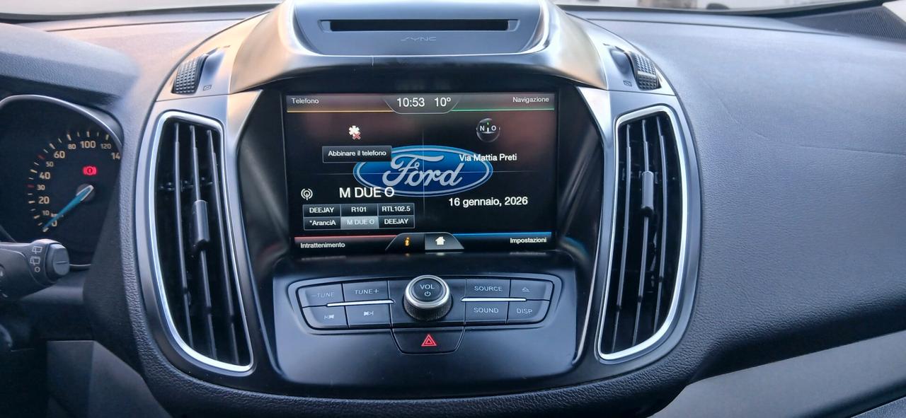 FORD C-MAX 1.5 TDCi 95CV TITANIUM KM. TAGLIANDI CERTIFICATI