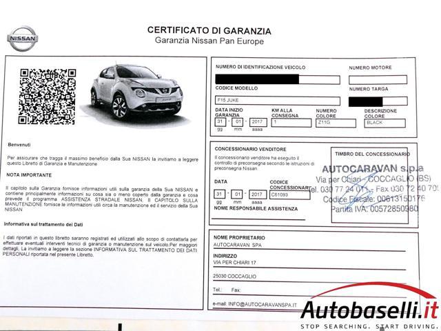 NISSAN Juke 1.5 dCi Start&Stop ACENTA, NAVIGATORE, RETROCAMERA