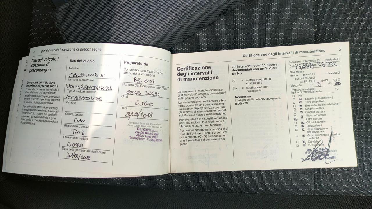 Opel Crossland X 1.2 GPL 12V Advance Unico proprietario