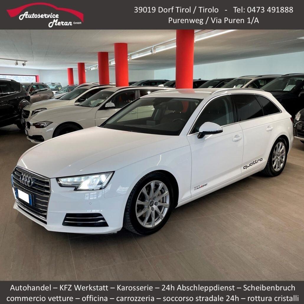 Audi A4 Avant 2.0 TDI 4x4 Sport 190 CV Euro 6