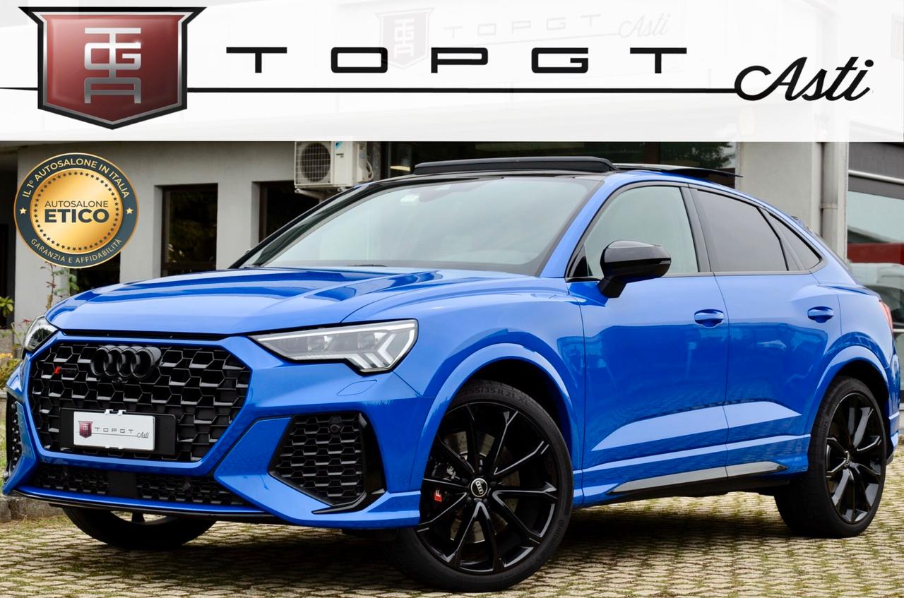 AUDI RS Q3 SPB 2.5 QUATTRO 400cv S-TRONIC, GARANZIA AUDI, SERVICE AUDI, BOLLO E SUPERBOLLO 9/2026, TETTO, MATRIX, HI-FI SONOS, DYNAMIC PACK, PERMUTE