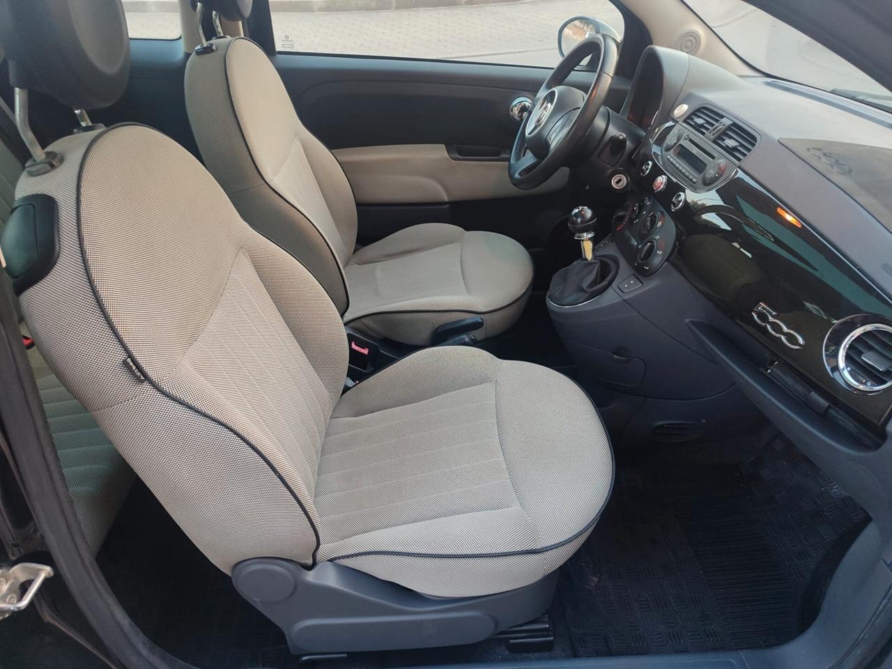 Fiat 500 1.2 Benz. Lounge TETTO PANORAMICO.
