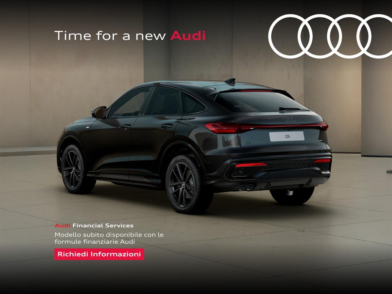 Audi Q5 sportback 2.0 tdi mhev+ s line edition quattro 204cv s-tronic