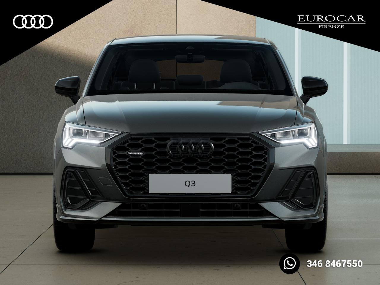 Audi Q3 sportback 40 2.0 tfsi identity black quattro s-tronic