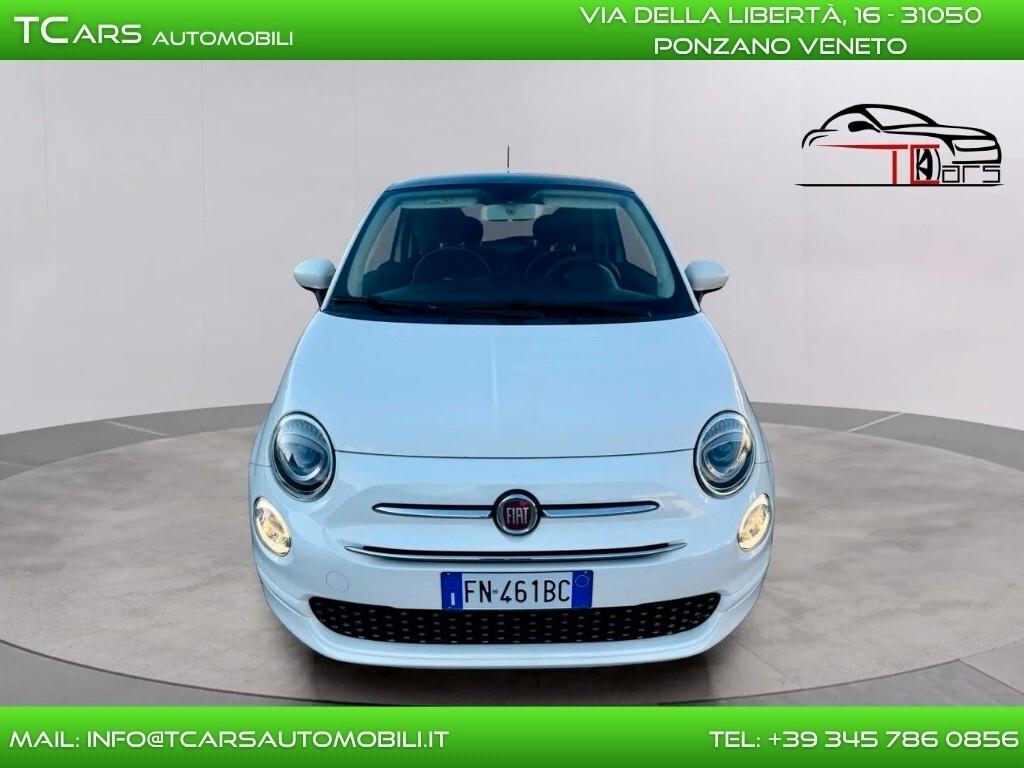 FIAT 500 1.2 BENZINA - TETTO PANORAMICO - NEOPAT.