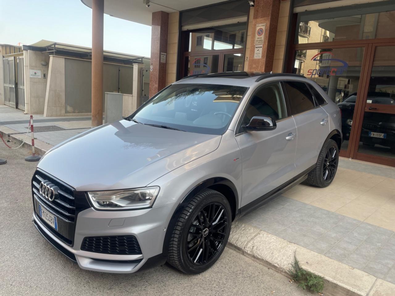 Audi Q3 2.0 TDI 150 CV SLINE COMPETITION TETTO NAVY PELLE XENO BOSE 19'